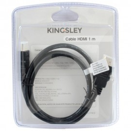 Cable HDMI Kingsley 1 m Negro