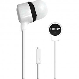 Audífonos Internos Coby Blanco CVE 120 WHT