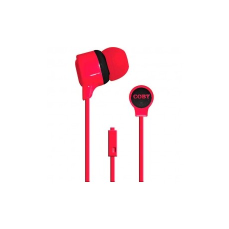 Audífonos Internos Coby Rojo CVE 120 RED